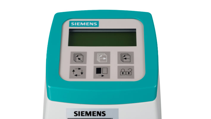 Trasmettitore Siemens 7ME6910-1AA30-1AA0 per monitoraggio flusso elettromagnetico, montaggio a parete, IP67.