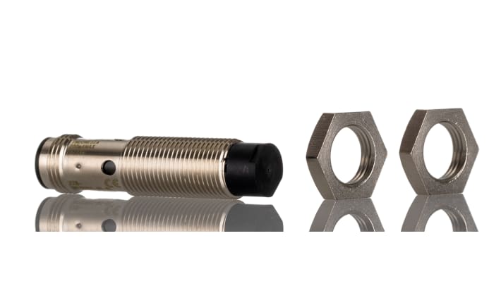 Sensore di prossimità induttivo Omron E2B-M12KN08-M1-B1, campo 8 mm, PNP, IP67, M12 x 1, 12-24 V CC