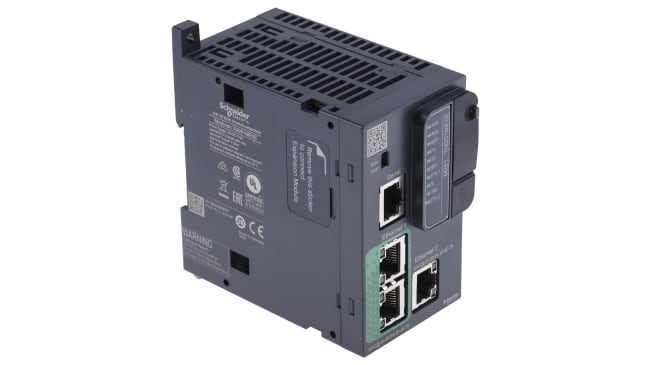 Controllore logico Modicon M251 di Schneider Electric, 24 V c.c., montaggio su guida DIN, 4 porte di comunicazione.