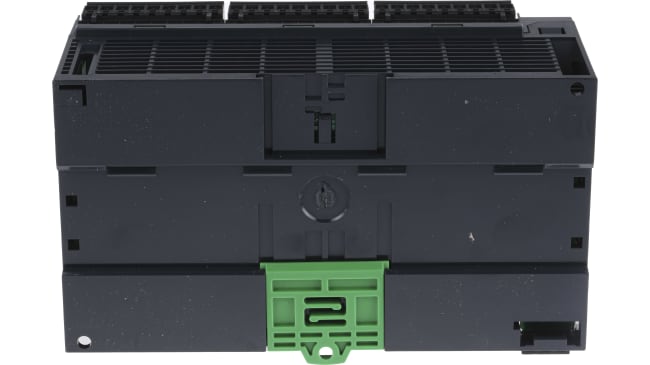 Controller logico Schneider Electric Modicon M221 TM221CE40R con 24 ingressi, 16 uscite, interfaccia RS232/RS485/USB. Ideale per automazione efficiente.