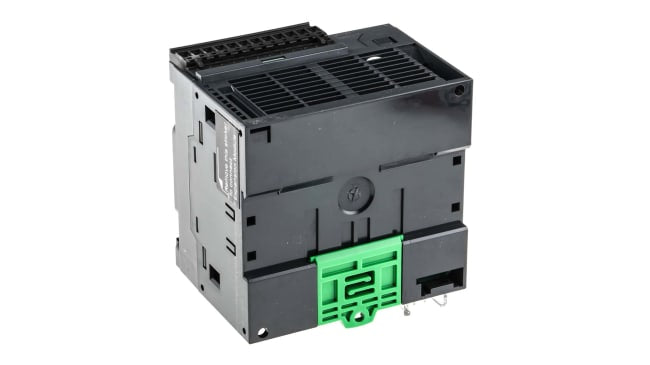 Schneider Electric TM221C16R, CPU PLC Modicon M221, 16 I/O, programmazione CoDeSys, montaggio a pannello, 90 x 70 x 95 mm.
