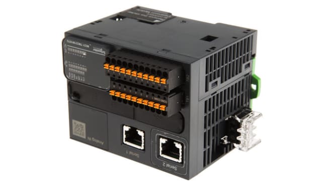 Schneider Electric TM221M16TG, CPU PLC Modicon M221, 16 I/O, montaggio a pannello, interfaccia Mini USB, display incluso.