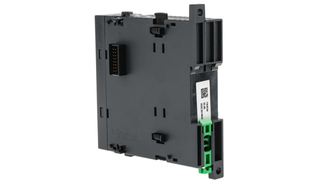 Modulo di espansione Schneider Electric TM4ES4 per PLC Modicon M241, 24 V c.c., montaggio su guida DIN, dimensioni 90 x 25 x 90 mm.