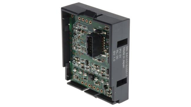 Modulo I/O analogico Schneider Electric TMC2TI2 per Modicon M221, 2 ingressi, uscita 20 mA, dimensioni 41 x 35 x 15 mm.