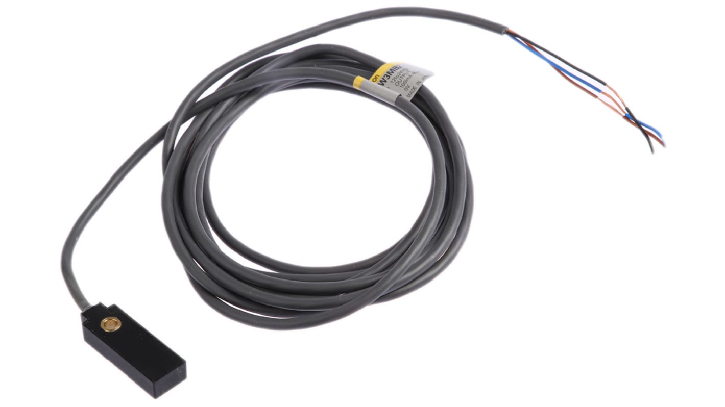 Sensore di prossimità PNP Omron TL-W3MB2, induttivo, rilevamento 3 mm, alloggiamento in alluminio, dimensioni 27x10x6 mm.