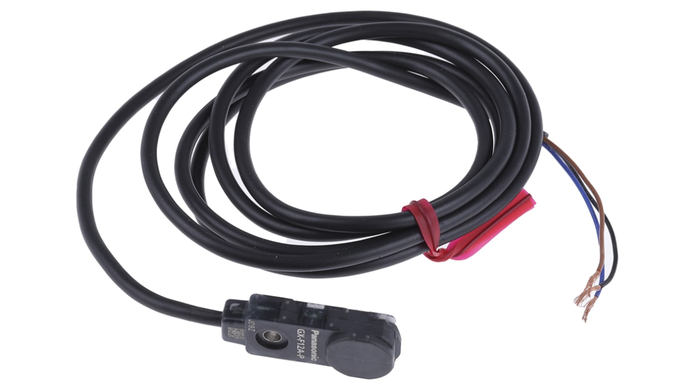 Sensore di prossimità Panasonic GX-F12A-P, PNP, rilevamento 4 mm, IP68, dimensioni 32.2 x 12 x 7.1 mm, montaggio non a filo.