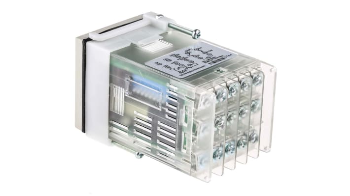 Contatore ore, minuti, secondi e impulsi Delta Electronics CTA4100A, montaggio a pannello, display LCD 6 cifre, IP65.