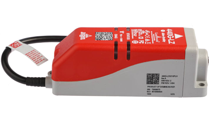 Interruttore di interblocco a solenoide Allen Bradley Guardmaster 440G-LZS21SPLH, 24V cc, IP66/IP67/IP69K, dimensioni 140x45x50mm, attuatore RFID incluso.