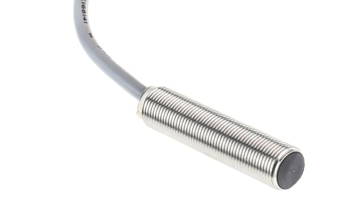 Sensore di prossimità cilindrico PNP BALLUFF BES M12MI-PSC40B-BV03, rilevamento 4 mm, IP68, montaggio a filo.