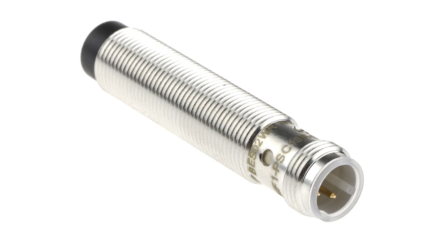 Sensore di prossimità induttivo BALLUFF BES M12MF1-PSC10F-S04G, PNP, M12 x 1, rilevamento 10 mm, IP67.