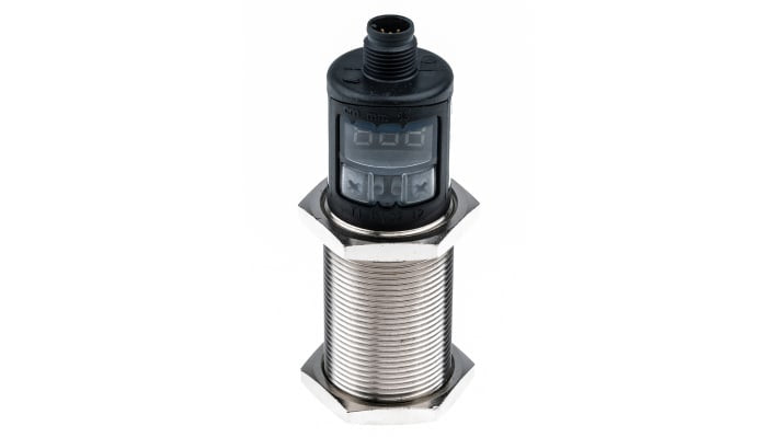 BALLUFF BUS M30M1-PPX-20/130-S92K, sensore di prossimità cilindrico PNP, rilevamento 200-2000 mm, IP67, alimentazione 9-30 V c.c.