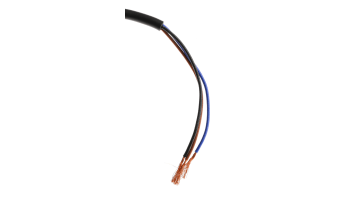 Sensore di prossimità Panasonic GX-F8B-P, PNP, 2,5 mm, IP68, montaggio non a filo, dimensioni 24x8x7,4 mm.