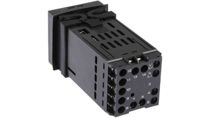 Jumo 702031/8-3100-23, regolatore di temperatura PID QUANTROL, 48x48 mm, alimentazione 110-240 V, grado di protezione IP65.