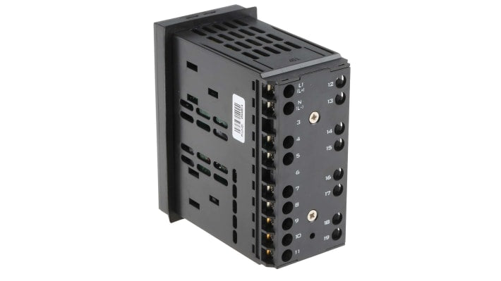 Jumo 702032/8-2100-23, termoregolatore PID QUANTROL, 48 x 96 mm, ingresso universale, IP65, display LED, interfaccia RS485.