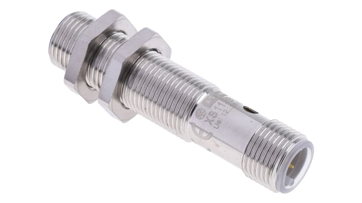 Sensore di prossimità induttivo Telemecanique XS112BLPAM12 PNP, M12 x 1, 2 mm, 12-24 V c.c. IP67 per applicazioni industriali e robotica.