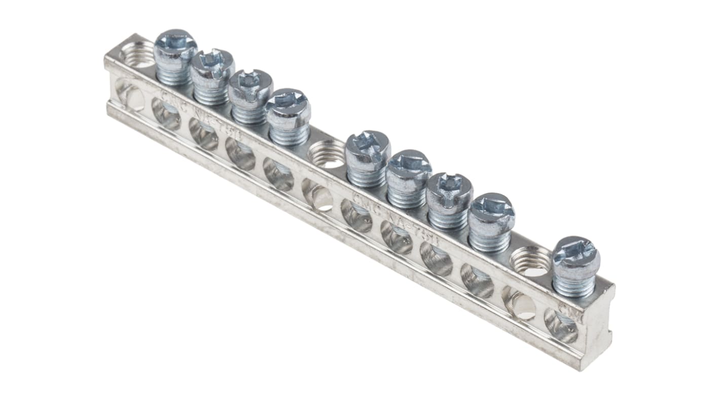 Kit barra messa a terra Schneider Electric PK9GTA per interruttori automatici serie QO, montaggio posteriore su sistemi esistenti.