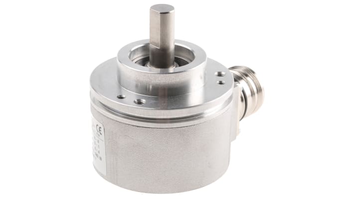 Encoder incrementale Baumer EIL580P-SC10.5FF.01024.B, tecnologia ottica, albero inox 10 mm, custodia IP65, 12000 giri/min.
