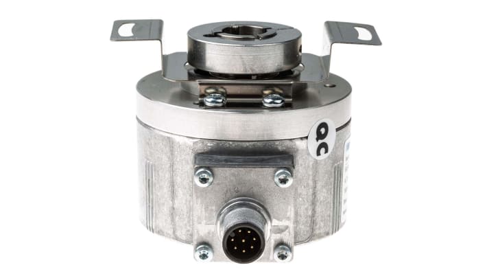 Baumer EIL580P-TT12.5BF.01024.B, encoder incrementale ottico, 1 a 65536 impulsi, flangia M12, IP65, 12 mm di diametro albero.
