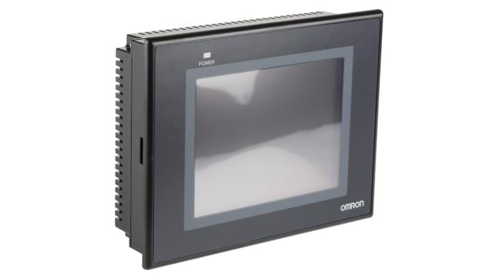 Omron NB5Q-TW01B HMI touch screen 5,6" LCD TFT, risoluzione 320x234 pixel, IP65 - Ideale per l'automazione industriale.