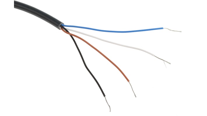 Encoder incrementale NPN Omron E6A2-CW5C100 P/R 2M, 100 impulsi/giro, diametro albero 4 mm, alimentazione 12-24 V c.c.