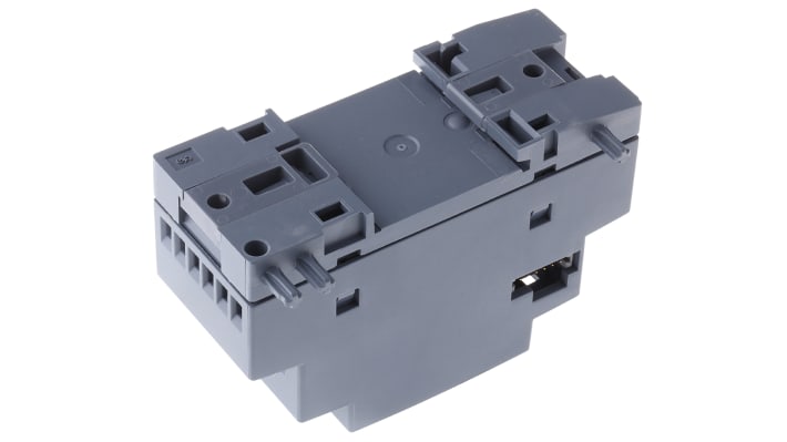 Modulo I/O Siemens LOGO! 4 ingressi digitali, 4 uscite relè per PLC. Montaggio su guida DIN, protezione IP20.