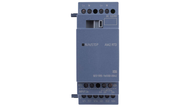 Modulo I/O analogico PT100/1000 per LOGO! Serie 8 - Ingressi: 2. Ideale per monitorare temperature in sistemi automatizzati.