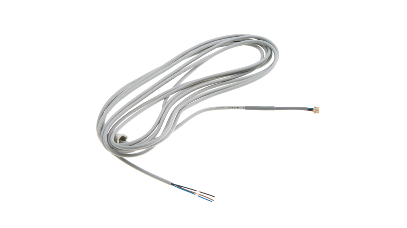 SMC PSE531-M5-L, sensore di pressione relativa, uscita analogica 0,6-1 V, custodia in acciaio inox, grado di protezione IP40.