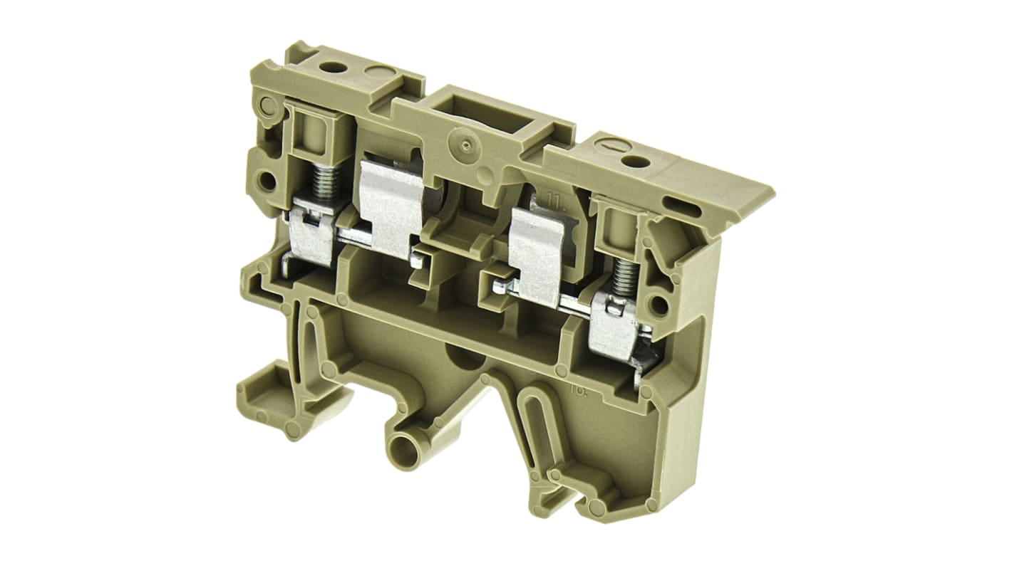 Morsetto modulare portafusibile Weidmüller 474560000 ASK serie SAK, Marrone, Singolo, 6.3A Fusibile, Guida DIN - Protezione sovracorrente, resistente a urti, ideale per illuminazione, telecomunicazioni.