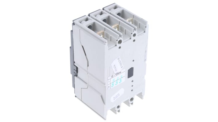 Interruttore magnetotermico ABB XT1N 160 TMD 100-1000, 3 poli, 100A, montaggio a pannello, dimensioni 76,2 x 130 x 70 mm.