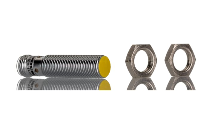 Sensore di prossimità cilindrico PNP M12 Turck Bi2-M12-AP6X-H1141, rilevamento a 2 mm, IP67, alimentazione 10-30 V c.c.