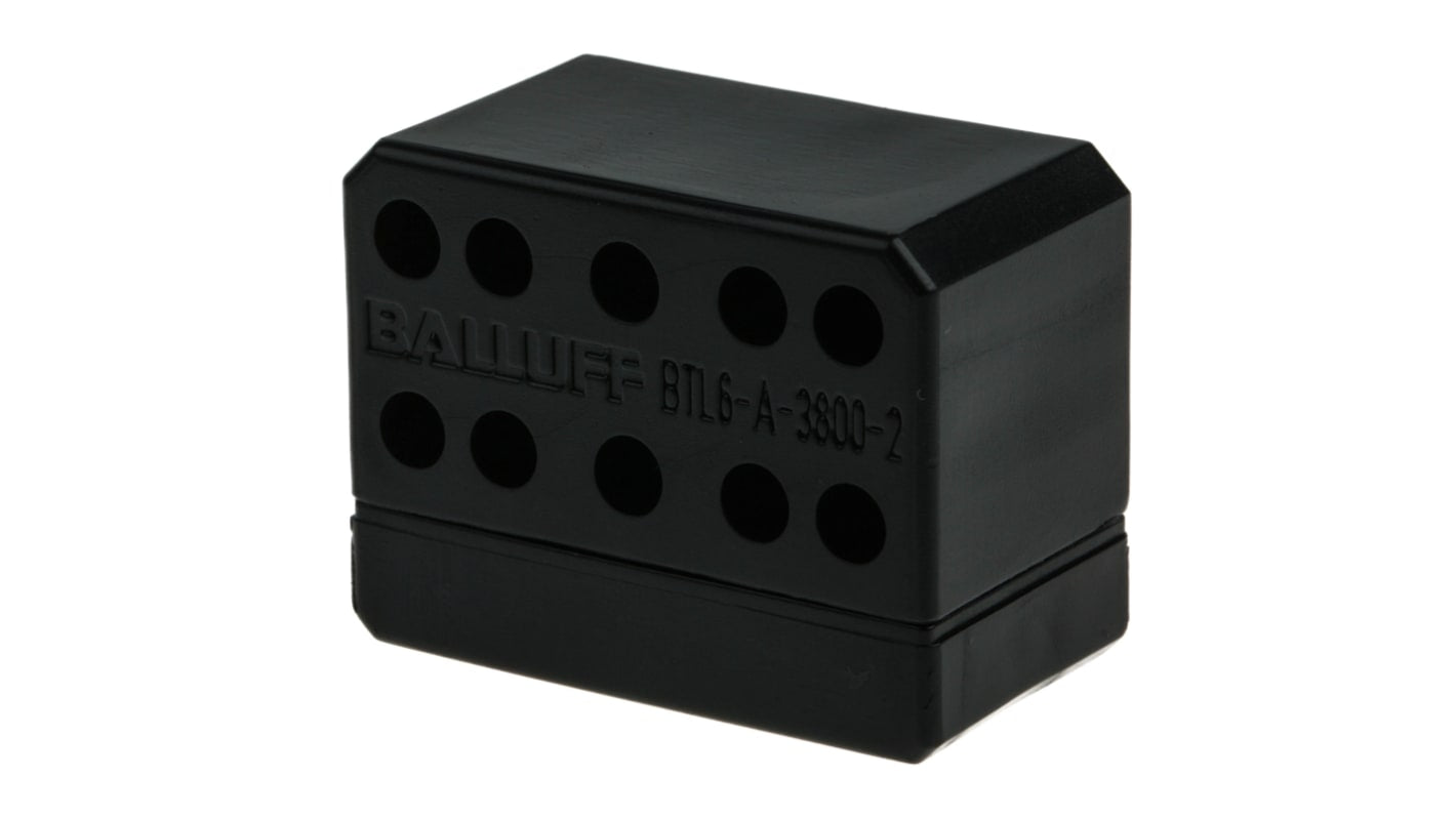 Magnete BALLUFF BTL6-A-3800-2 per trasduttore microimpulsi, forma rettangolare, compatibile con trasduttori Micropulse, resistente a urti e vibrazioni.