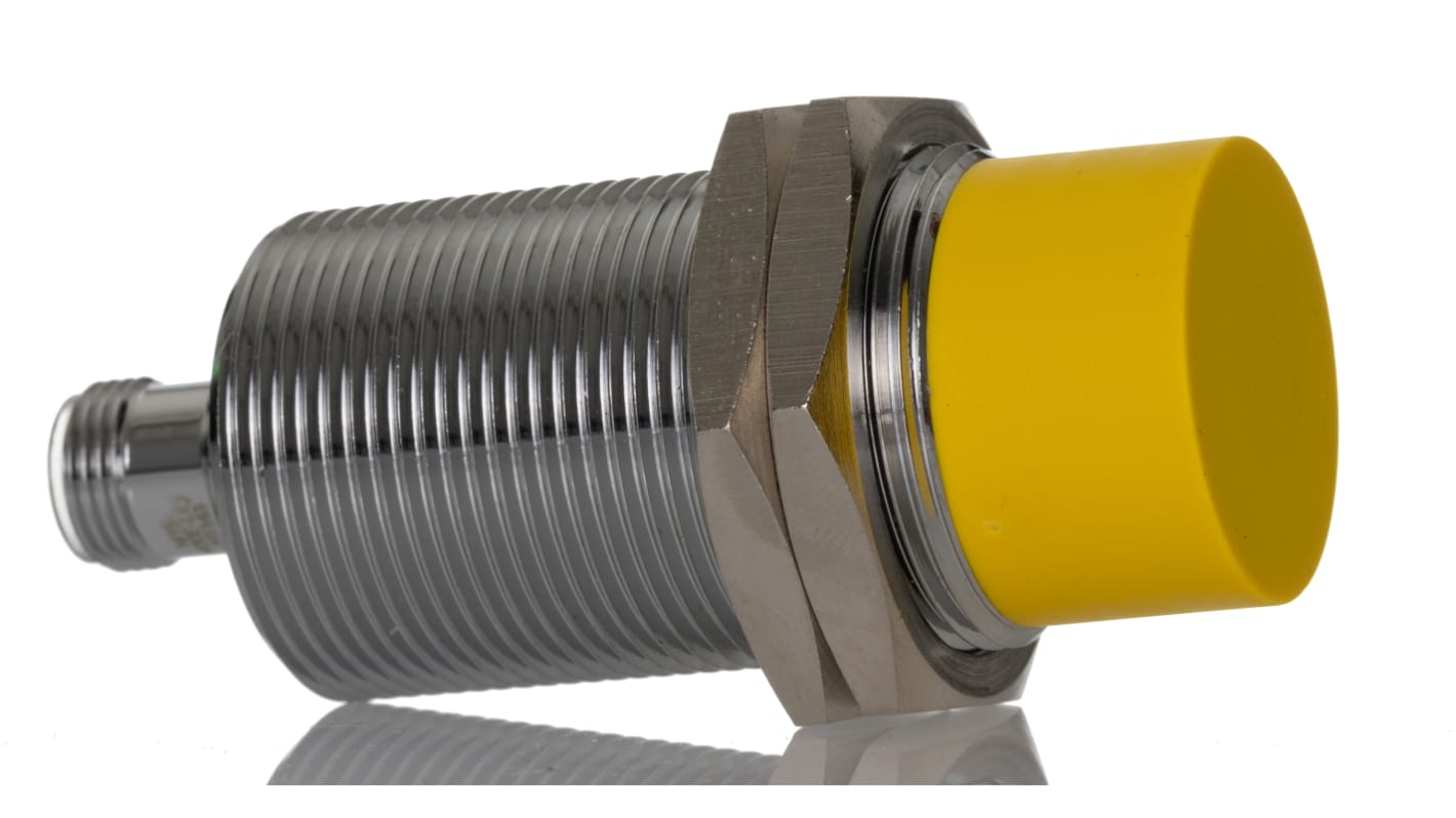 Sensore di prossimità cilindrico Turck NI15-M30E-LIU-H1141, rilevamento 15 mm, alimentazione 15-30 V c.c., grado di protezione IP67.