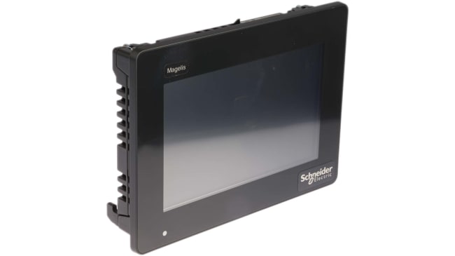 Schneider Electric HMIDT351, display HMI touch screen 7" Magelis GTU, risoluzione 800 x 480, protezione IP66/IP67.