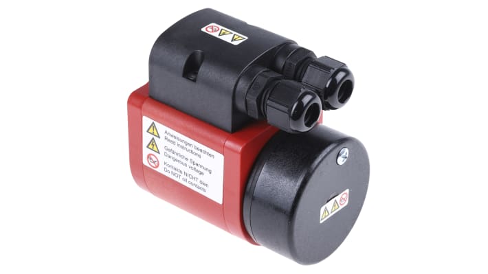 Motore posizionatore Kübler SR060E-25-2-3-132-V100, diametro albero 25 mm, rotazione 500 giri/min, IP64, dimensioni 60 x 98 mm.