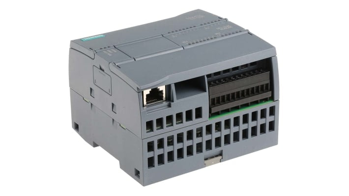 CPU PLC Siemens SIMATIC S7-1200 6ES7214-1AG40-0XB0 con 4 MB di memoria, supporto Ethernet e 14 ingressi digitali. Ideale per automazione industriale.
