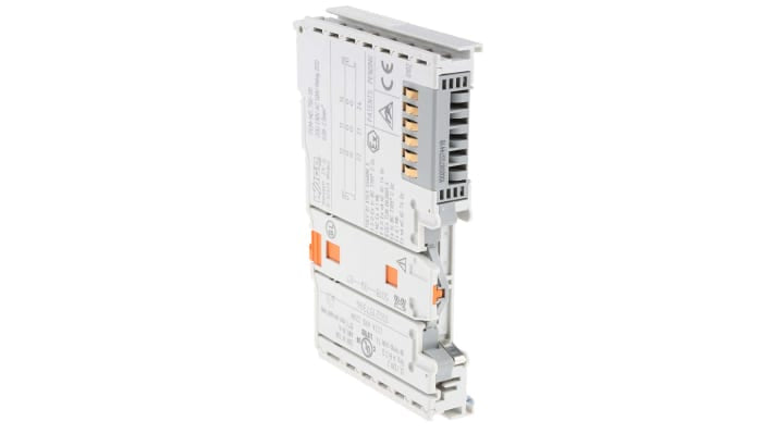 Modulo I/O digitale Wago 750-517 per guida DIN, 2 uscite relè, IP20, 67,8 x 12 x 100 mm, alimentazione 5 V c.c.