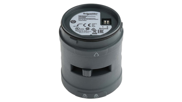 Schneider Electric XVUC9S Torretta Segnalatore Luminoso Modulare Ø60mm, h58mm, 24V ca/cc - Ideale per settori industriali e applicazioni in movimento.