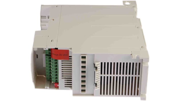 Inverter ABB ACS355-03E-01A9-4, potenza 0,55 kW, montaggio a pannello, dimensioni 70x187x239 mm, grado di protezione IP20.