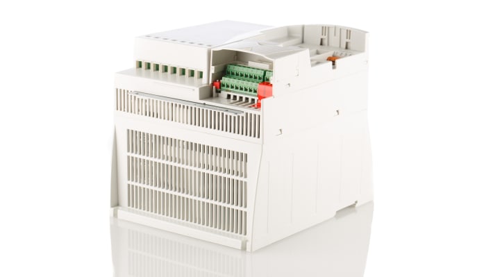 ABB ACS355-03E-23A1-4, inverter trifase 11 kW, montaggio a pannello, dimensioni 236x169x195 mm, protezione IP20.