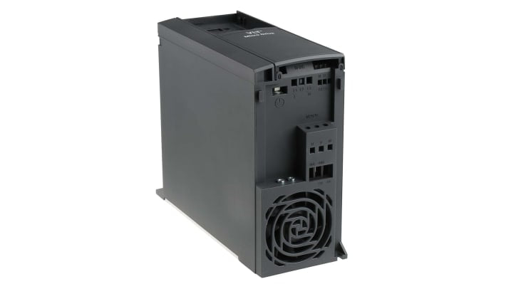 Inverter Danfoss 132F0007 VLT FC51, 2,2 kW, monofase 230 V, montaggio a pannello, dimensioni 239x90x194 mm.
