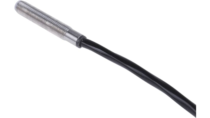 Sensore di prossimità cilindrico BALLUFF BCS M05T4C-XXS10C-EP02-GZ01-002, M5, rilevamento 1 mm, IP67, acciaio inox, 29 mm.