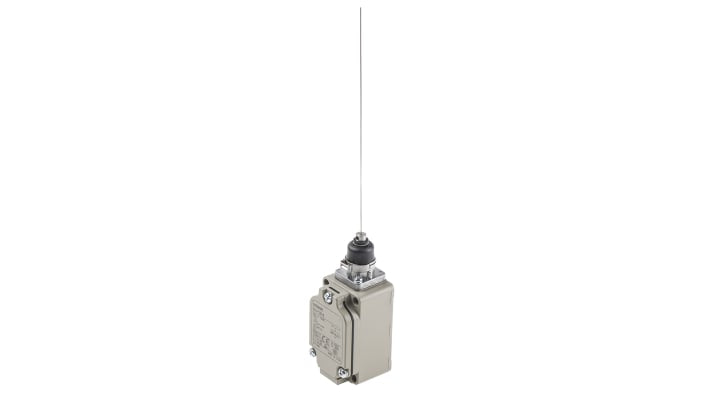 Interruttore di fine corsa Omron WLNJ-S2G-N, configurazione NO/NC, protezione IP67, dimensioni 40mm x 42mm x 203.7mm.