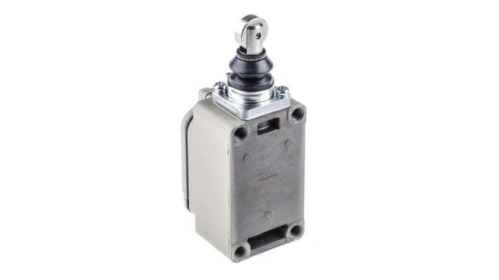 Interruttore di fine corsa Omron WLD28-G-N, configurazione SPST NO/NC, grado di protezione IP67, dimensioni 40mm x 42mm x 107.7mm.