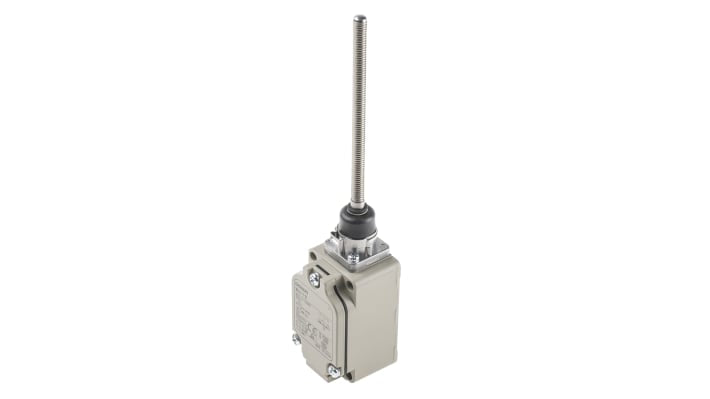 Interruttore di fine corsa Omron WLNJ-Y-N, molla elicoidale, SPST, protezione IP67, dimensioni 40mm x 42mm x 203.7mm.