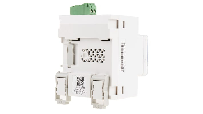 Gateway Ethernet Schneider Electric EGX150, Modbus RS485, montaggio su guida DIN, dimensioni 72 x 105 x 71 mm.