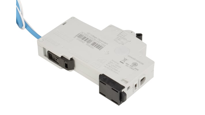 Interruttore differenziale ABB DSE201, 1P+N, 16 A, 240 V, montaggio su guida DIN, dimensioni 17.5 x 100 x 68.9 mm.