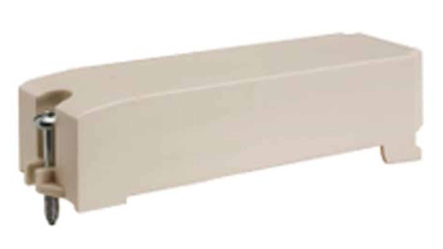 Coperchio Schneider Electric BMXXEM010 per Modicon M340/M580, montaggio su pannello o guida DIN, protegge slot vuoti.