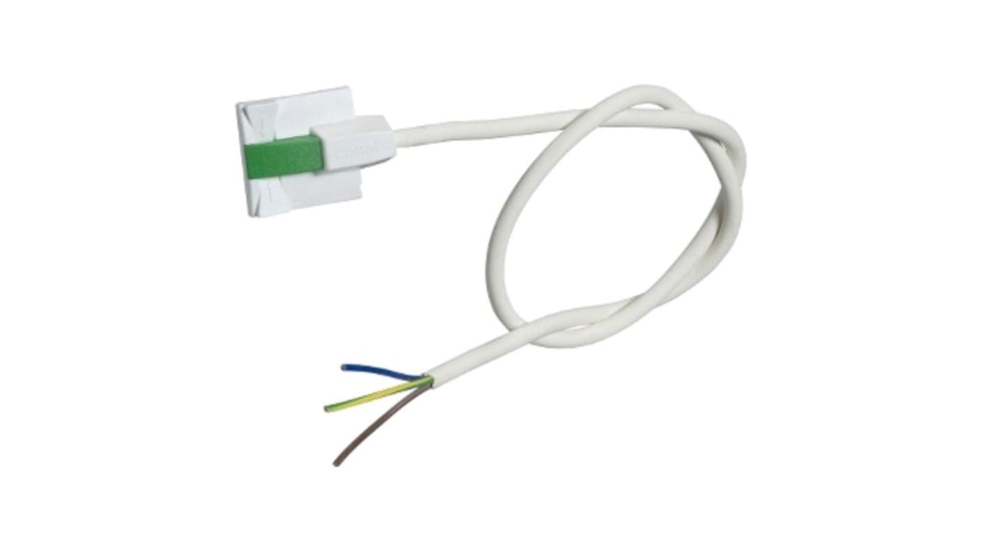 Giuntura canalina Schneider Electric Canalis KBC10DCS101 per illuminazione in ambienti industriali con bassa densità luminosa.