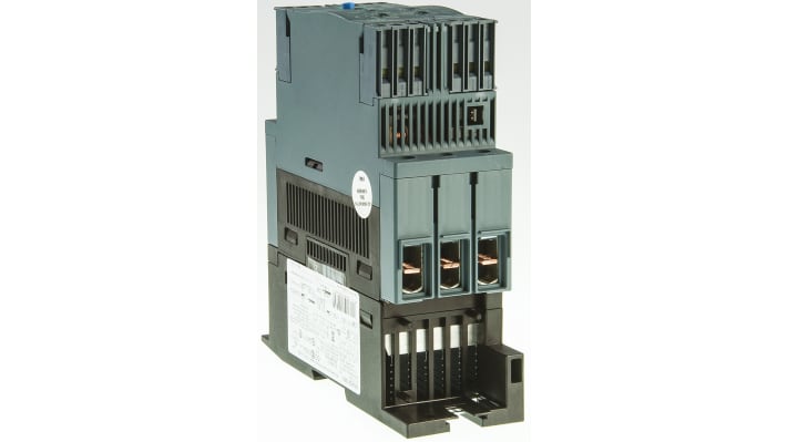 Avviatore soft-start Siemens 3RW4038-1BB14, 3 fasi, 37 kW, 72 A, IP20, display LED, funzione di bypass integrata.