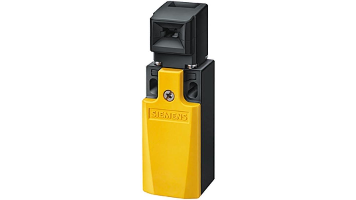 Interruttore di interblocco di sicurezza Siemens 3SE5234-0QV40-1AE0, 2NC, IP65, 230V, dimensioni 31mm x 104mm x 33mm.
